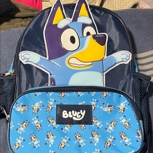 Bluey Kids Backpack - Blue and Navy